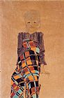 Seated Girl by Egon Schiele